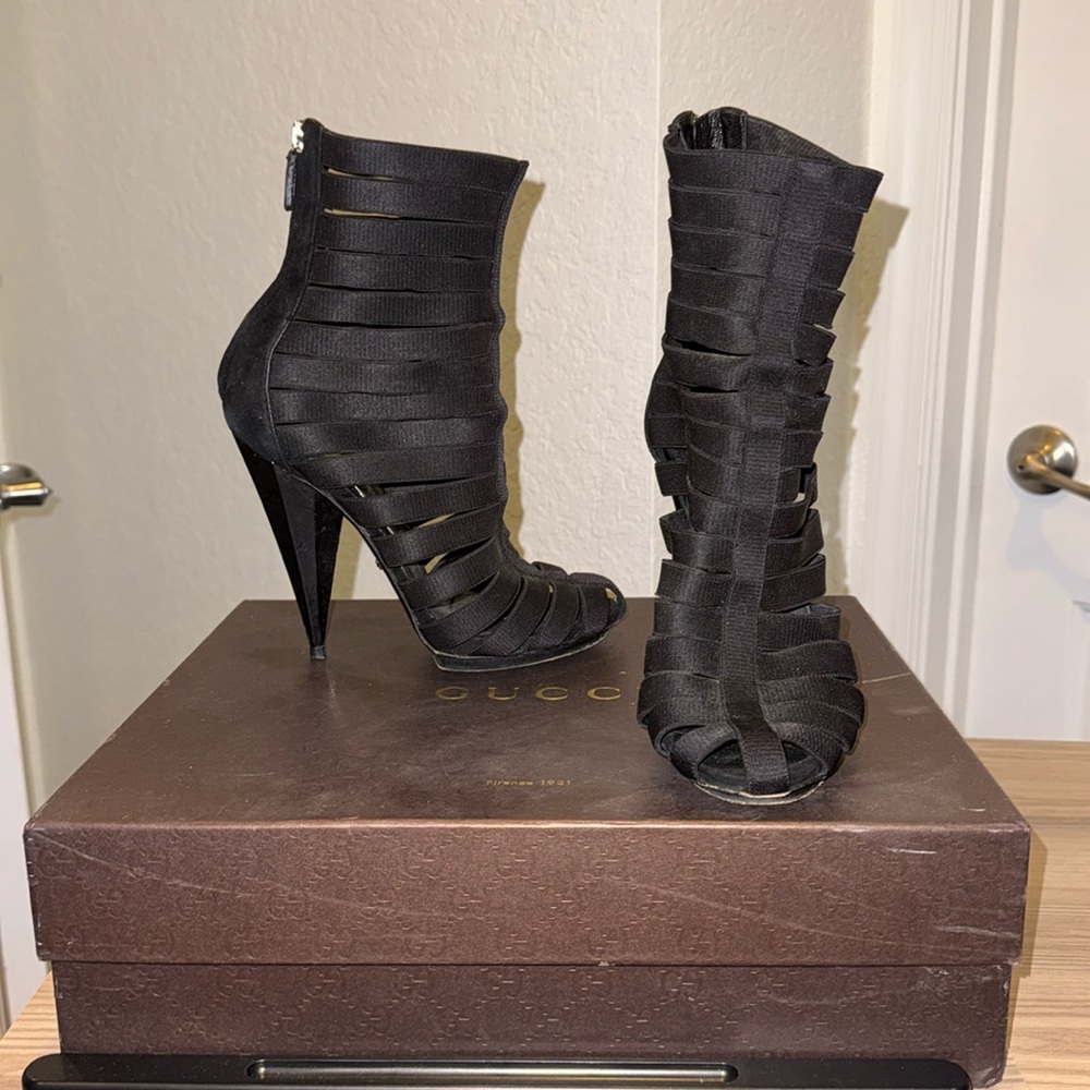 Gucci Black Booties